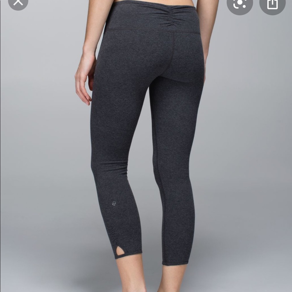 Lululemon Dhanurasana Leggings Dark Grey